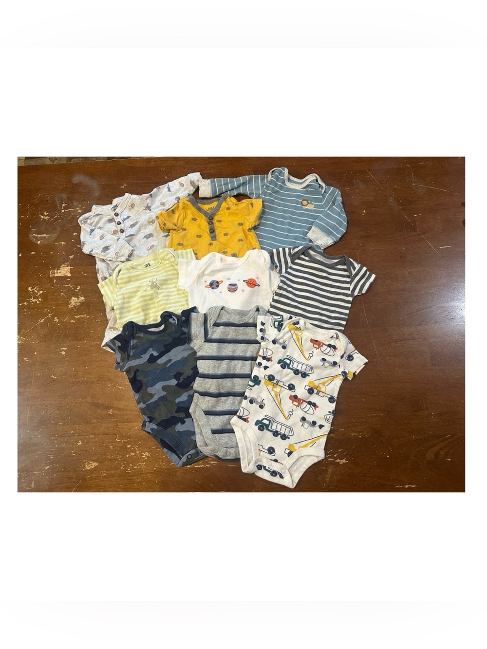 9-Piece Baby Boy Bundle - Size 0-3 Months